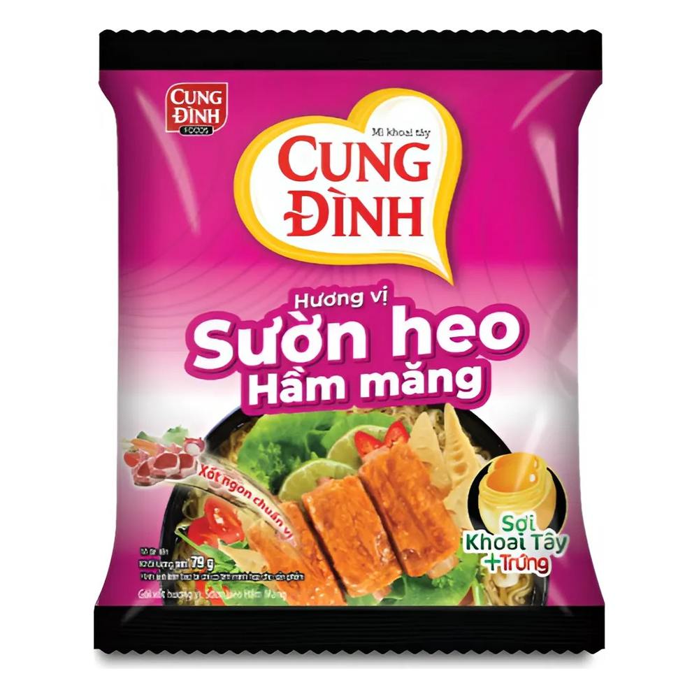 Mì khoai tây Cung Đình sườn heo 80gr