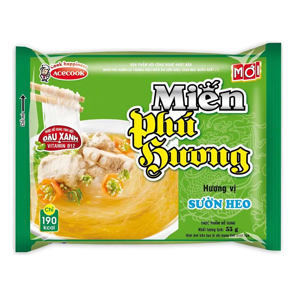 Miến  Phú Hương sườn heo 55gr