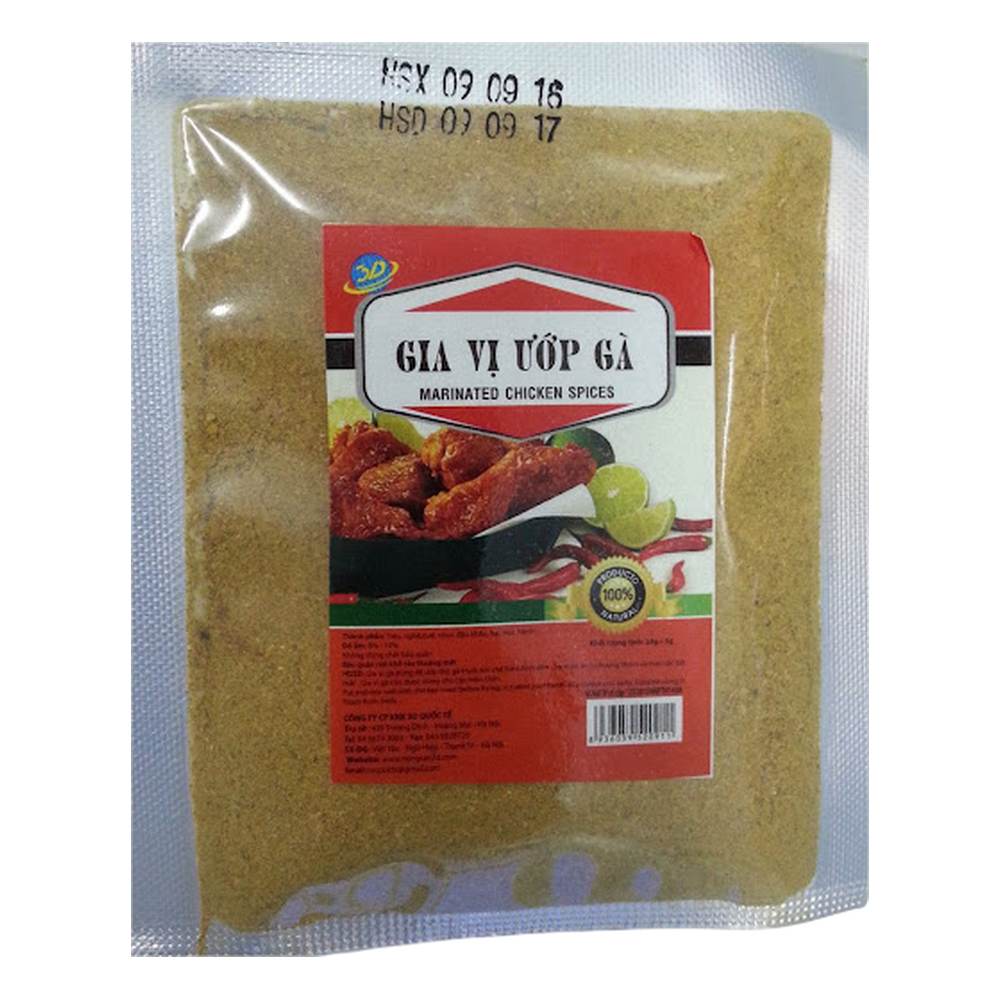 Gia vị ướp gà rán 3D 50gr