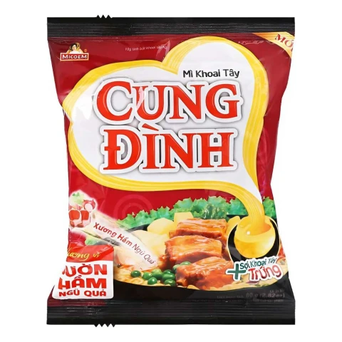 Mì khoai tây Cung Đình sườn hầm ngũ quả 80gr