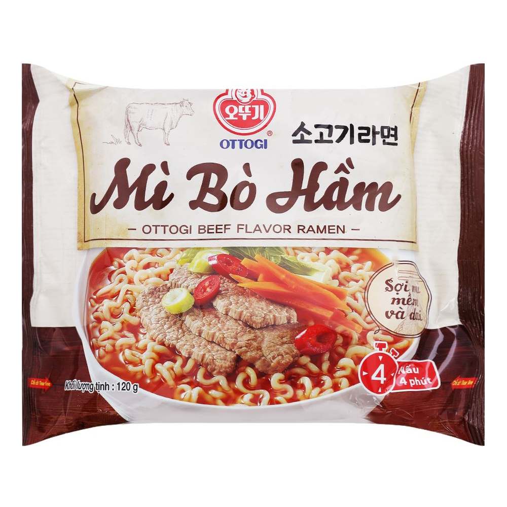 Mì vị bò hầm Otoki 120g/8