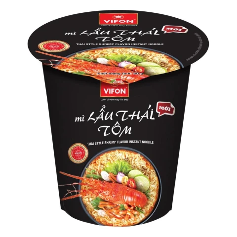 Mì Vifon lẩu thái tôm  ly 65gr