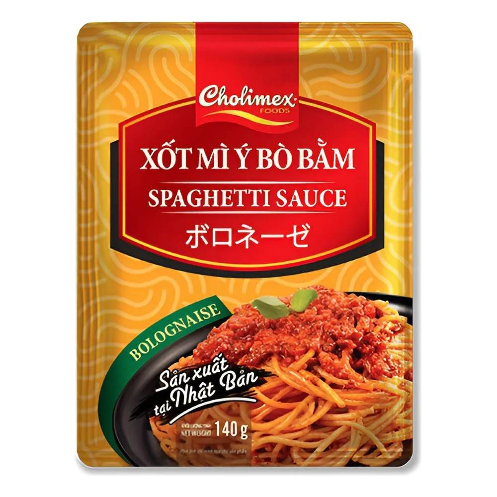 Xốt mì ý Cholimex vị bò bằm 140gr