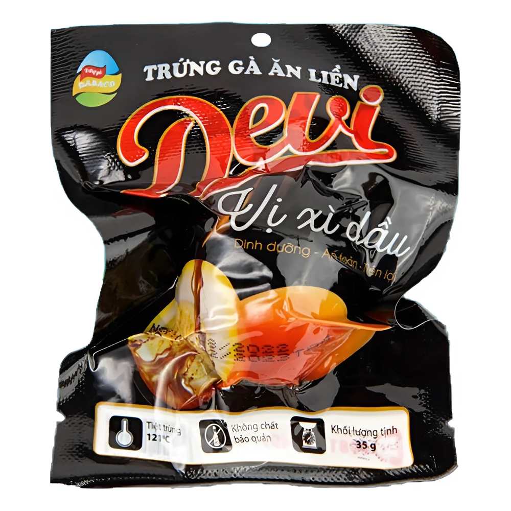 Trứng gà ăn liền Devi vị xì dầu 40gr