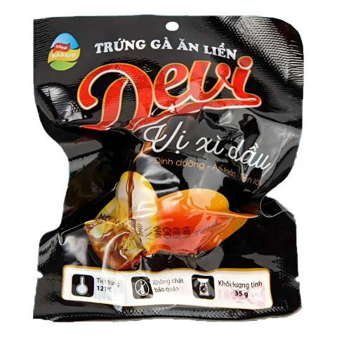 Trứng gà ăn liền Devi vị xì dầu 40gr