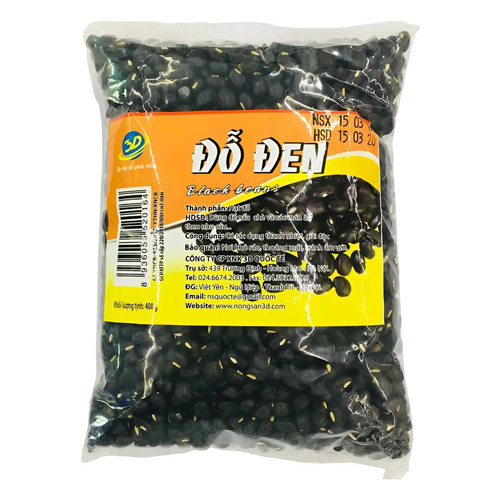 Đỗ đen 3D  400gr