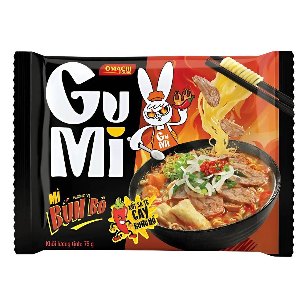 Mì Omachi GuMi vị bún bò 75gr
