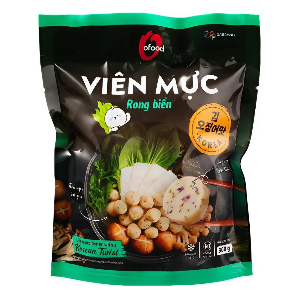 Viên mực rong biển O'Food 300gr