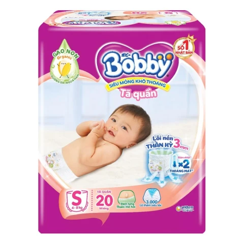 Tã bỉm quần  Bobby pants S20