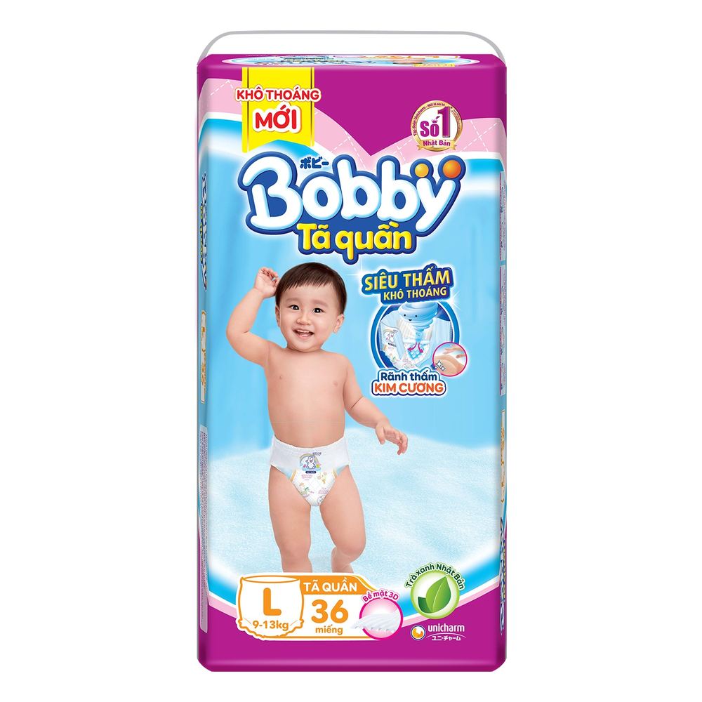 Tã bỉm quần  Bobby pants L36