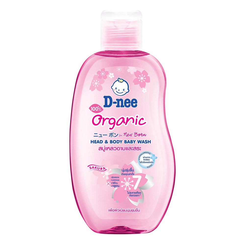 Tắm gội baby D-nee hồng 180ml 24/T
