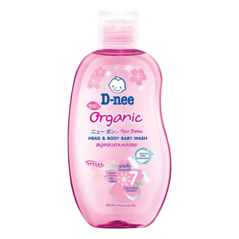 Tắm gội baby D-nee hồng 180ml 24/T