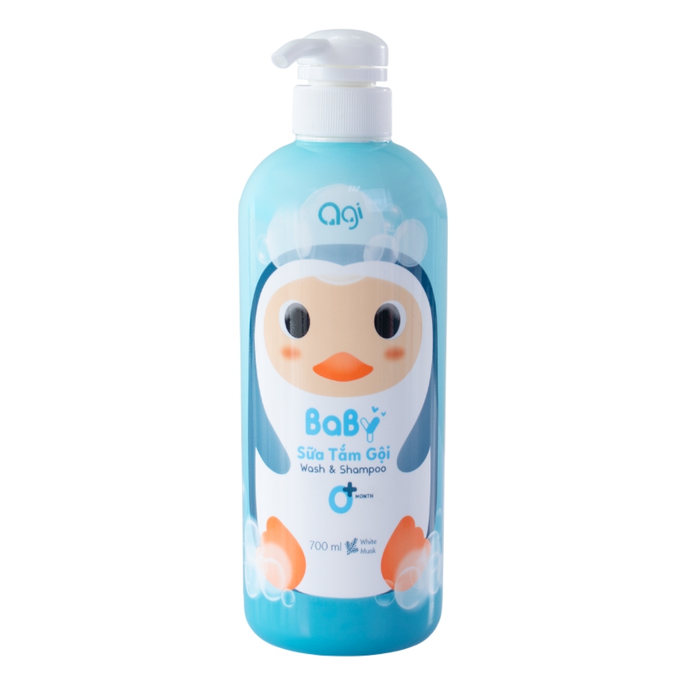 Sữa tắm gội trẻ em AGI hương xạ hương 700ml