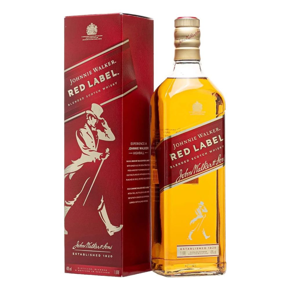 Rượu  Johnnie Red Labe hộp quà  750ml