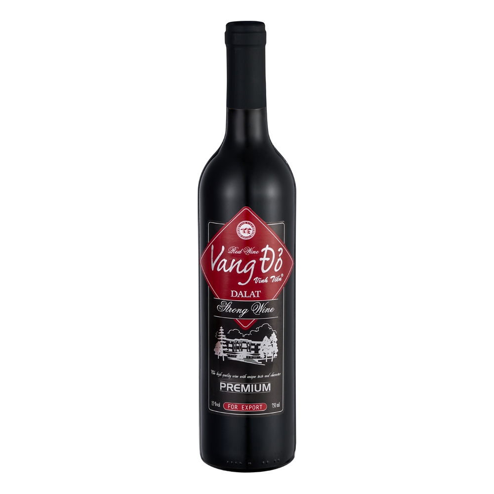 Rượu vang đỏ Vĩnh Tiến 15% 750ml/6