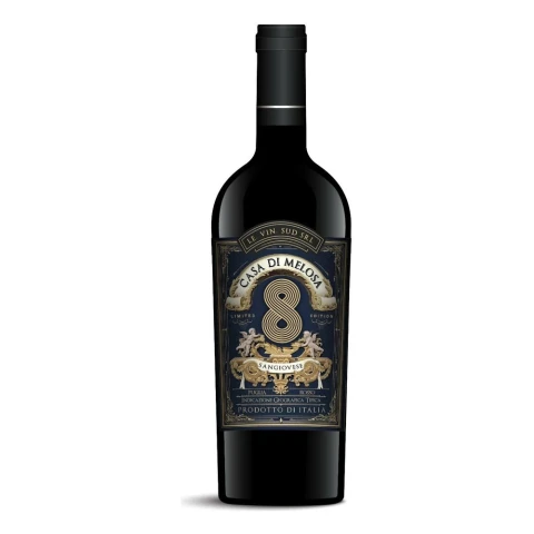 Hộp 1 chai vang No8 Casa Di Melosa 750ml