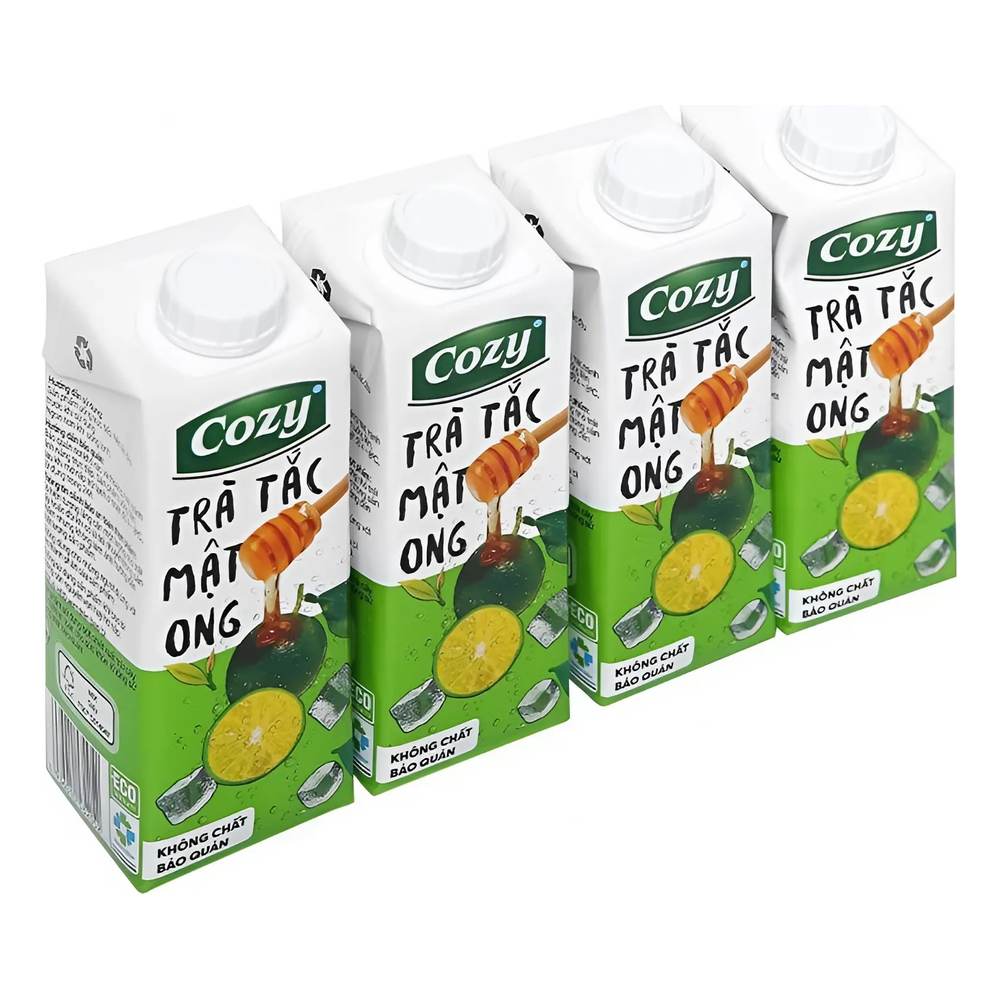 Cozy trà tắc mật ong 225ml*4/6_GG