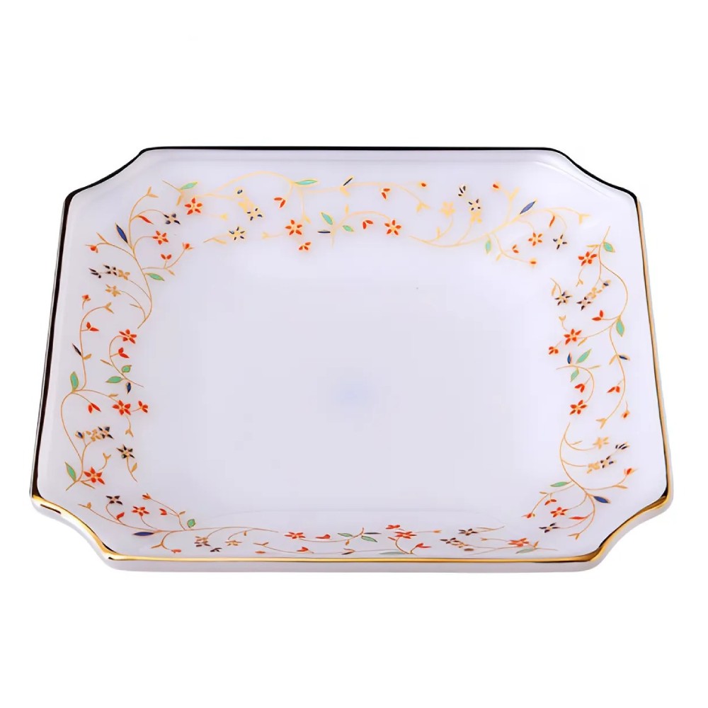 Đĩa vuông  Thủy Tinh Ngọc USA HomSet 440 440po
