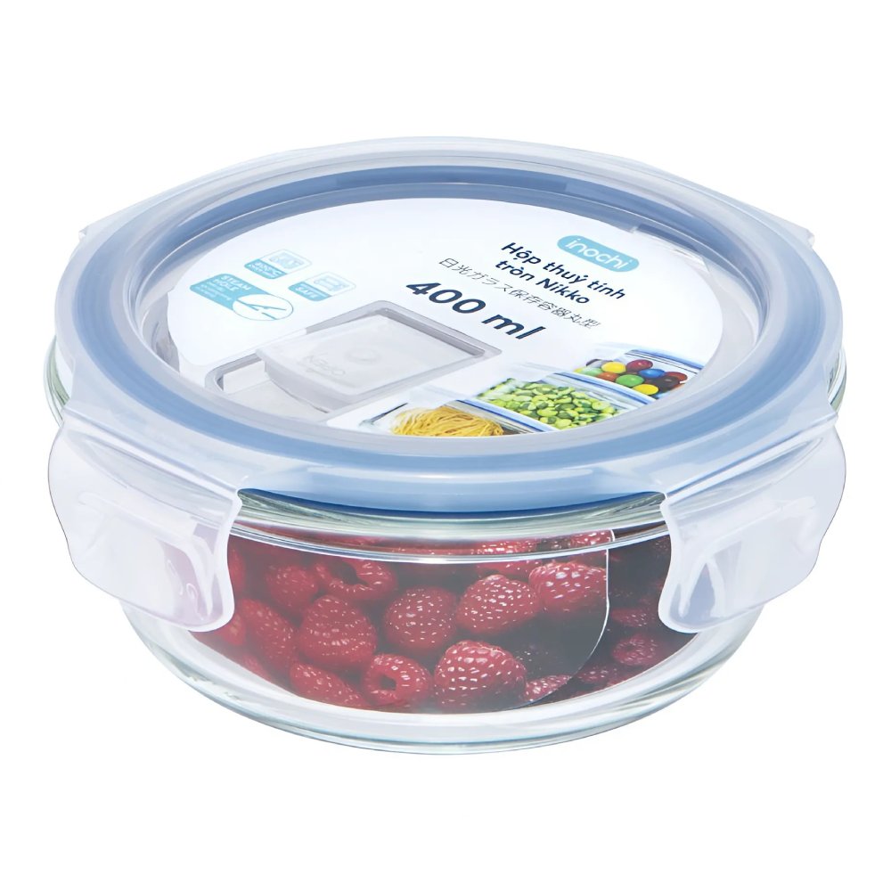 Hộp thủy tinh tròn  nikko  620ML 