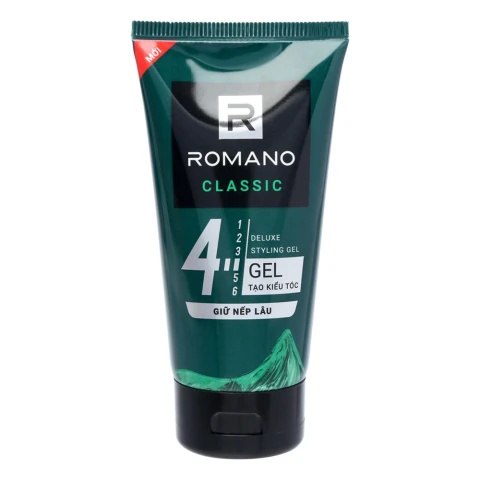Gel vuốt tóc Romano  vuốt tóc mềm 150ml