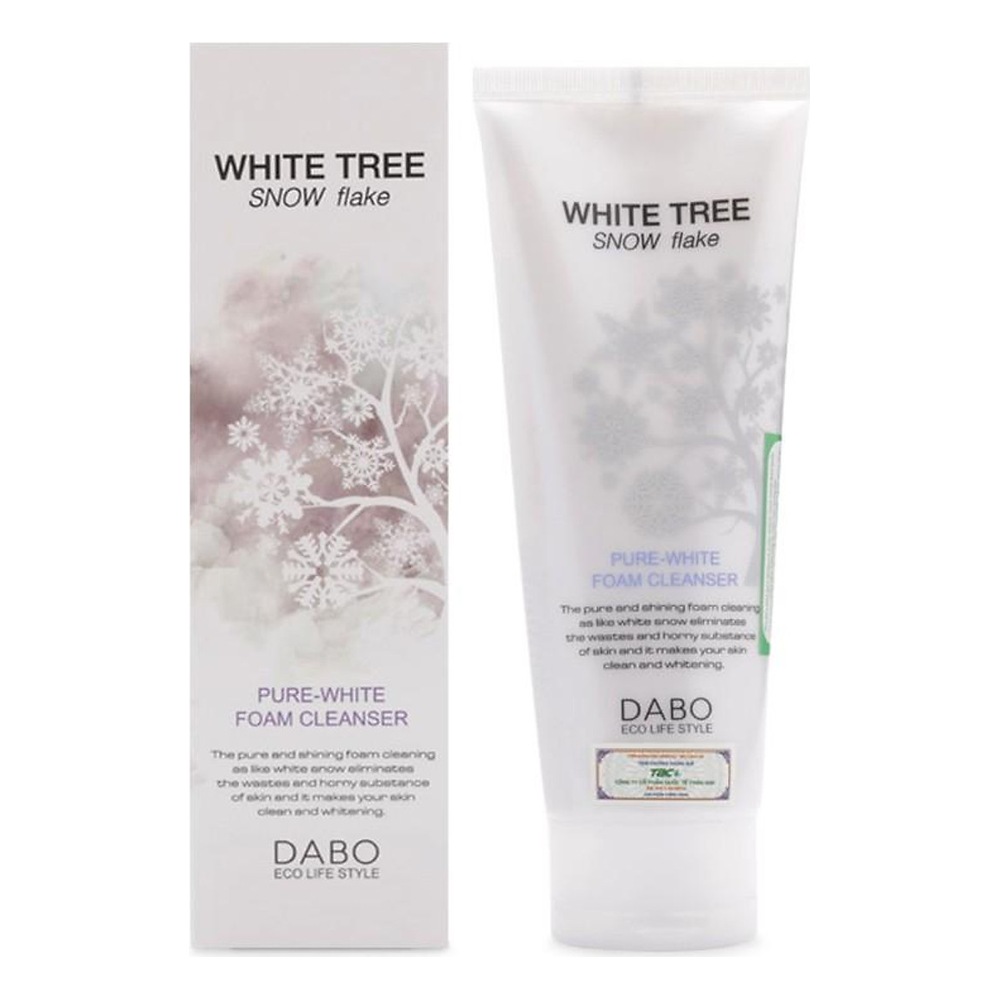 Sữa rửa mặt Dabo tuyết trắng có hạt massage 150ml