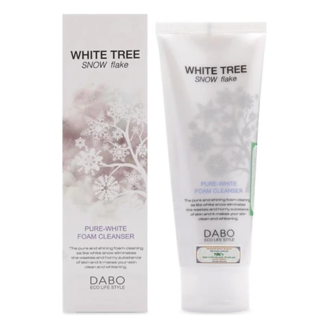 Sữa rửa mặt Dabo tuyết trắng có hạt massage 150ml