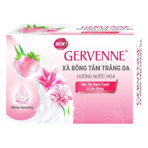 Xà bông Gervenne nước hoa Lily hồng 90g