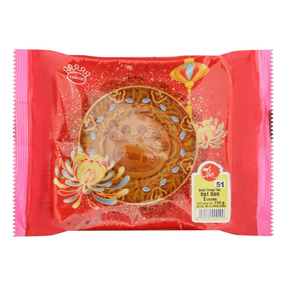 Bánh nướng  Kinh Đô hạt sen 1 trứng 150g