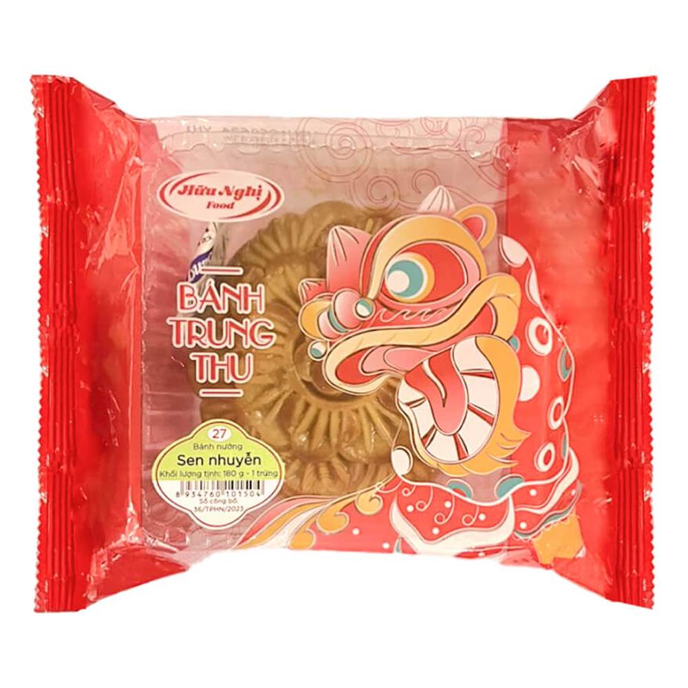 Bánh nướng  Hữu Nghị sen nhuyễn 180gr