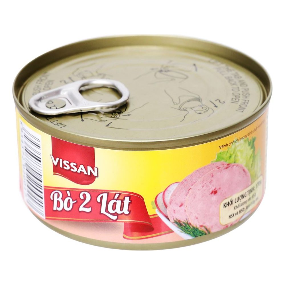 Bò hai lát Vissan 170gr/72