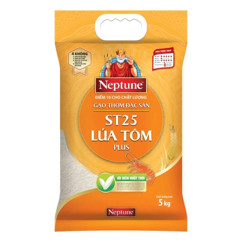 Gạo Neptune ST 25 Lúa tôm Plus 5kg