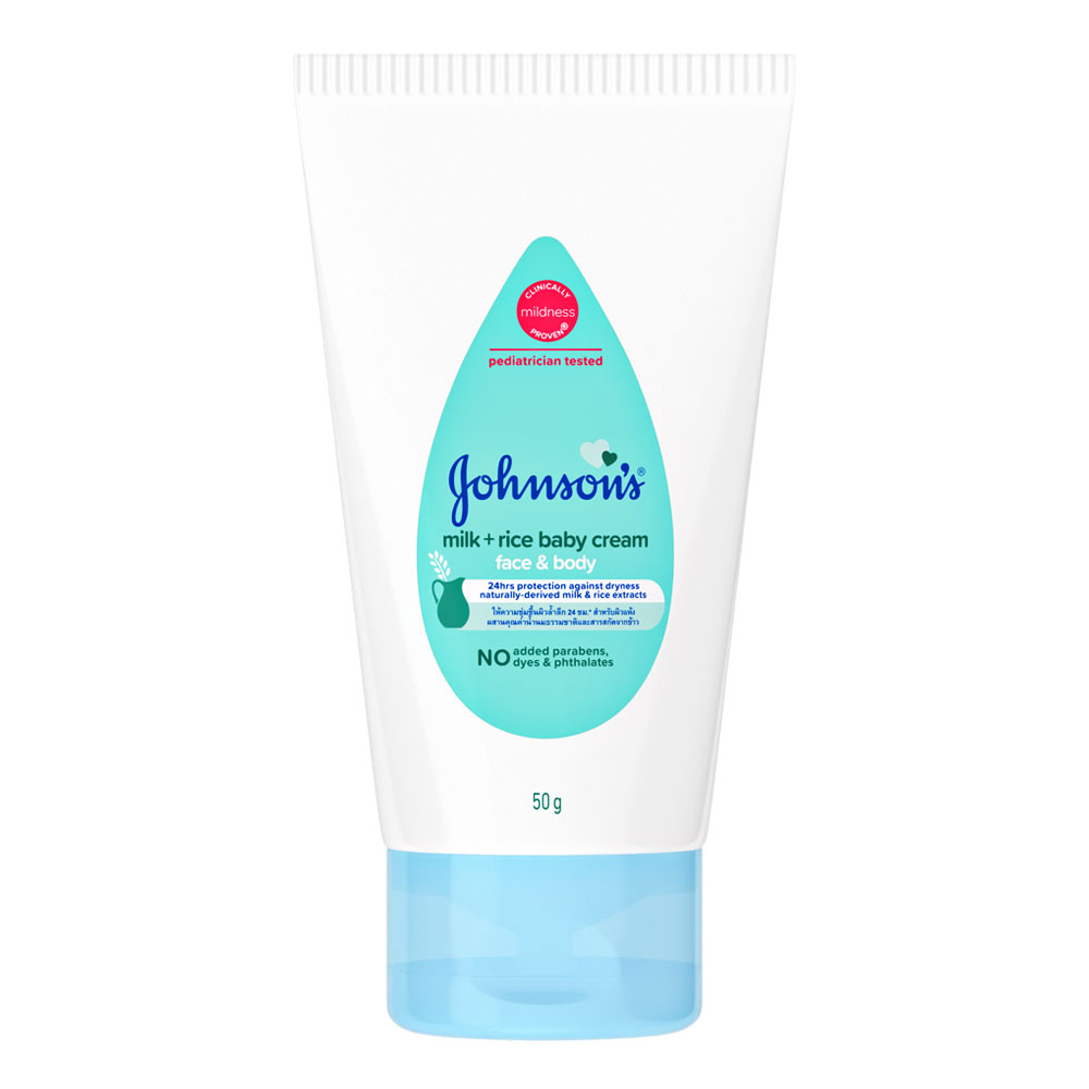 JOHNSON MILK + RICE  BABY CREAM 50G