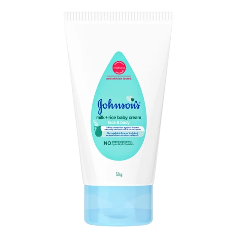 JOHNSON MILK + RICE  BABY CREAM 50G