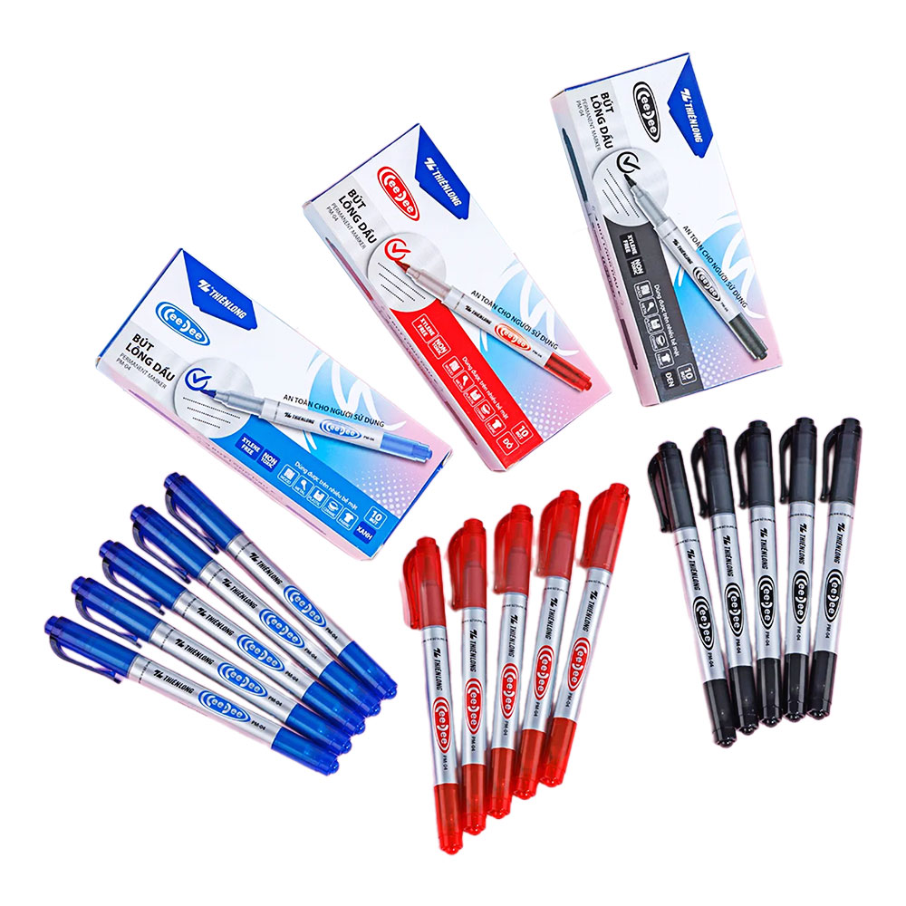 Bút lông dầu  Thiên Long nhiều màu  PM - 04