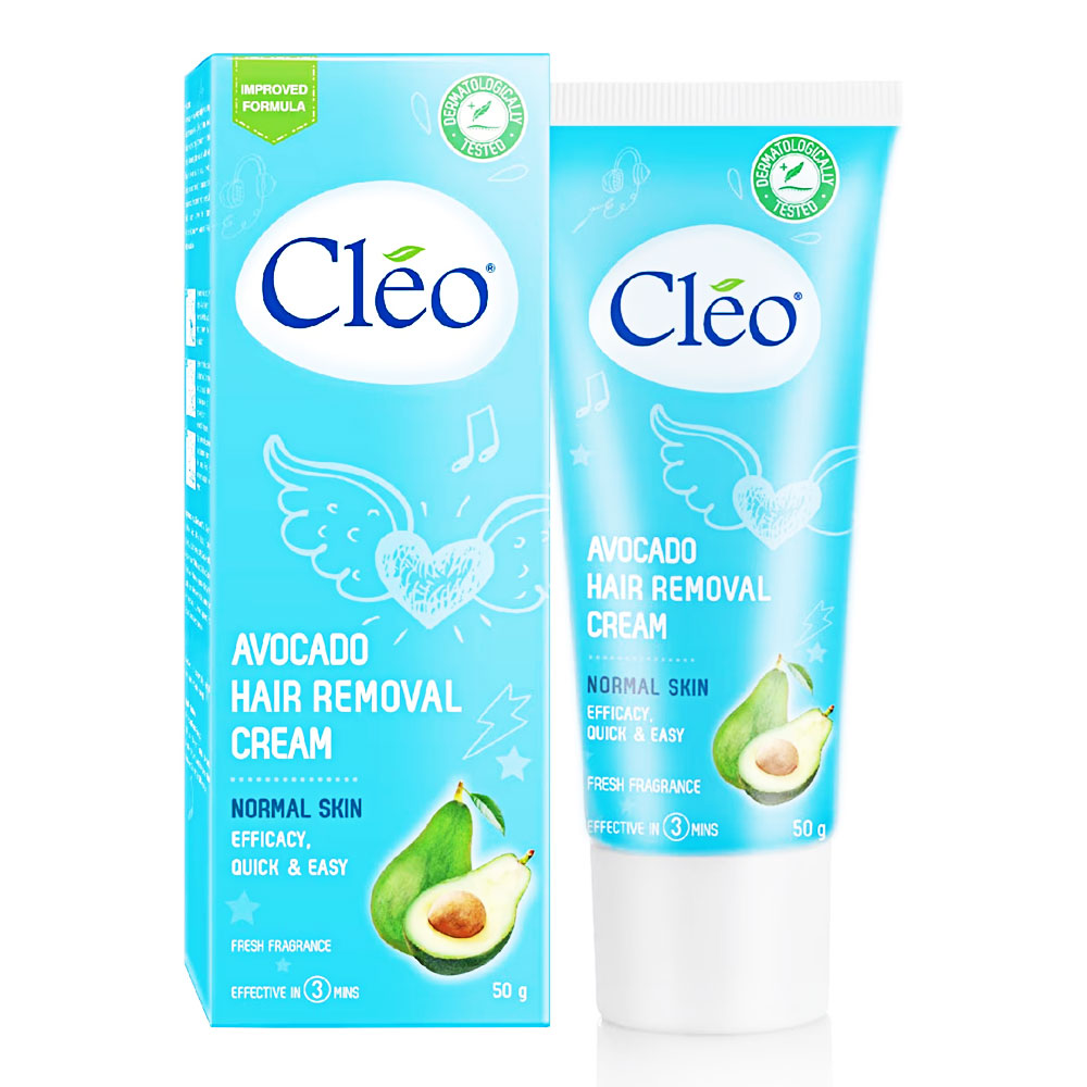 Kem tẩy lông Cleo xanh - da thường 50g 