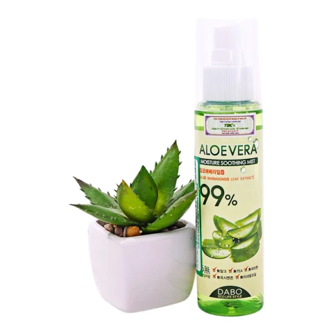 Nước xịt khoáng DD Dabo Aloevera c.xuất lô hội 100ml/100