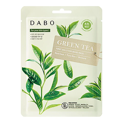 Đắp mặt nạ Dabo  tinh trà xanh 23g 