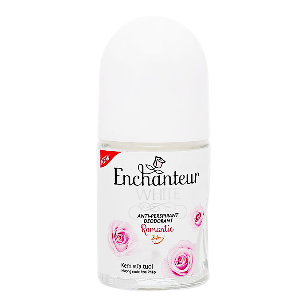 Lăn khử mùi  Enchanteur trắng da Romatic 25ml
