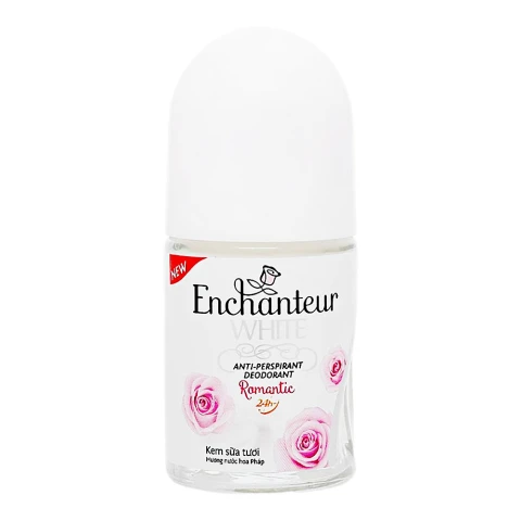 Lăn khử mùi  Enchanteur trắng da Romatic 25ml