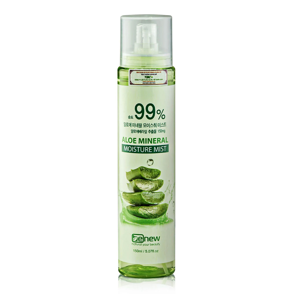Nước xịt khoáng Benew dưỡng ẩm nha đam 150ml 