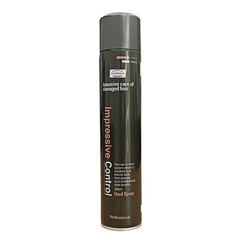 Gôm xịt tóc cứng đen Welcos 300ml