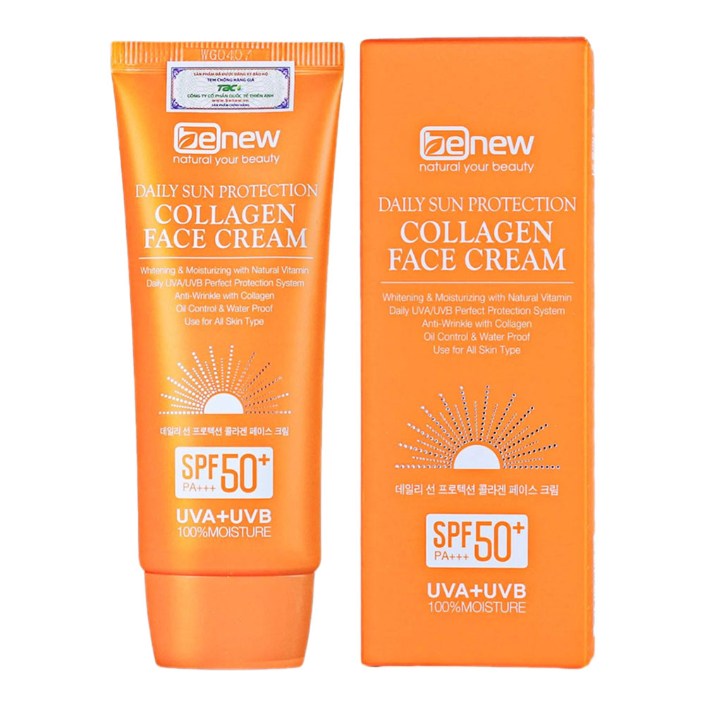Kem chống nắng Benew Daily sun Protection cho da mặt 70ml 