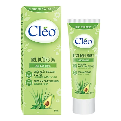 Gel dưỡng dịu da sau tẩy lông Cleo 20g