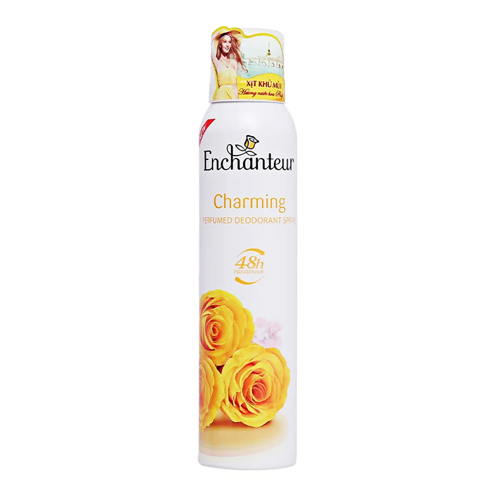 Xịt ngăn mùi toàn thân Enchanteur Charming 150ml