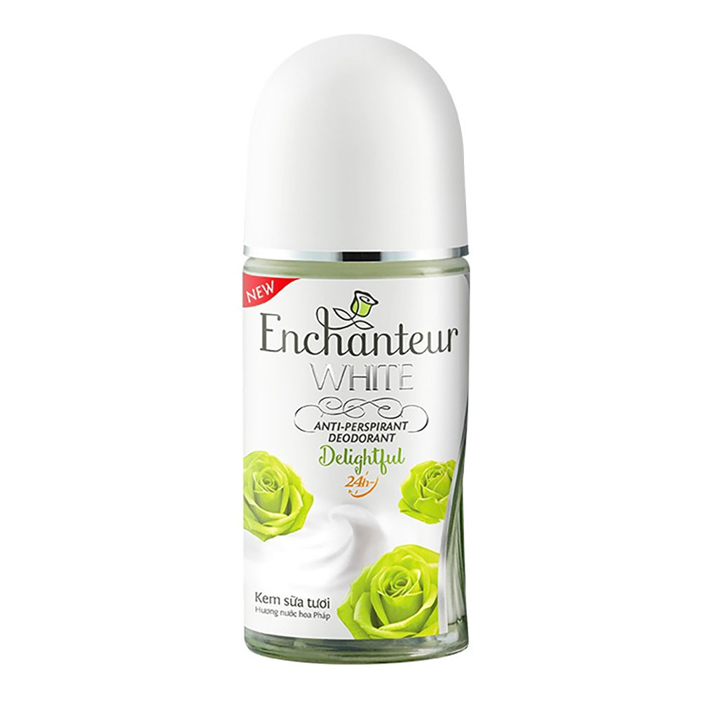 Lăn khử mùi  Enchanteur  trắng da Delightful 25ml