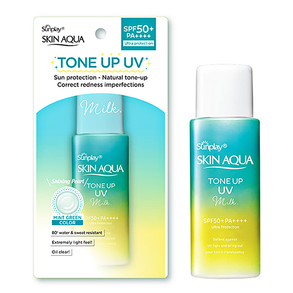 Sữa chống nắng Skin Aqua Tone Up UV - Mint Green 50g 