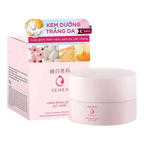 Kem dưỡng da  Senka trắng da ban đêm 50g 