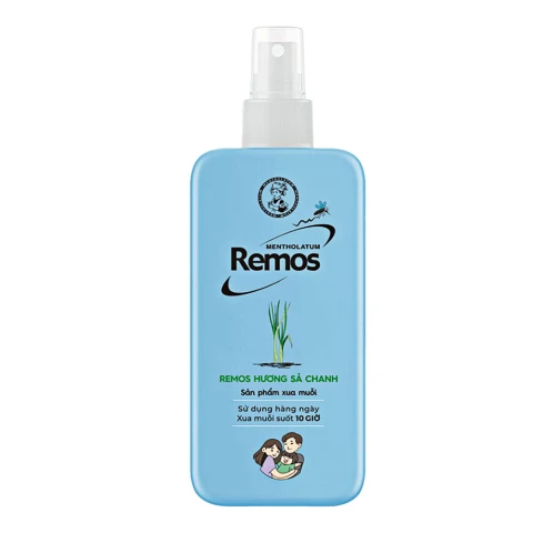 Xịt chống muỗi Remos hương sả chanh 70ml 