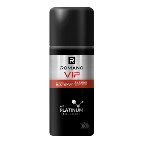 Xịt ngăn mùi toàn thân Romano ngăn mùi toàn thân vip passion 150ml