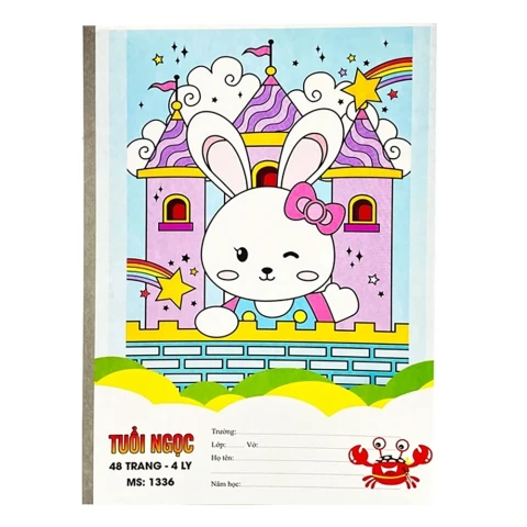 Vở ô ly Hải Tiến tuổi ngọc 48 trang ( 4ly)  